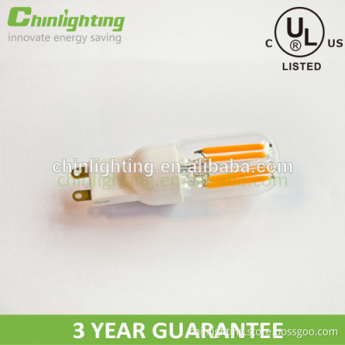 LED residential lighting mini g9 led filament bulb